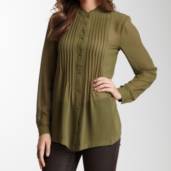 W118 by Walter baker sheer blouse in ivory - Picture 4 of 5